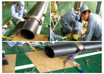 5、裝固定夾具、設(shè)置拉緊器
